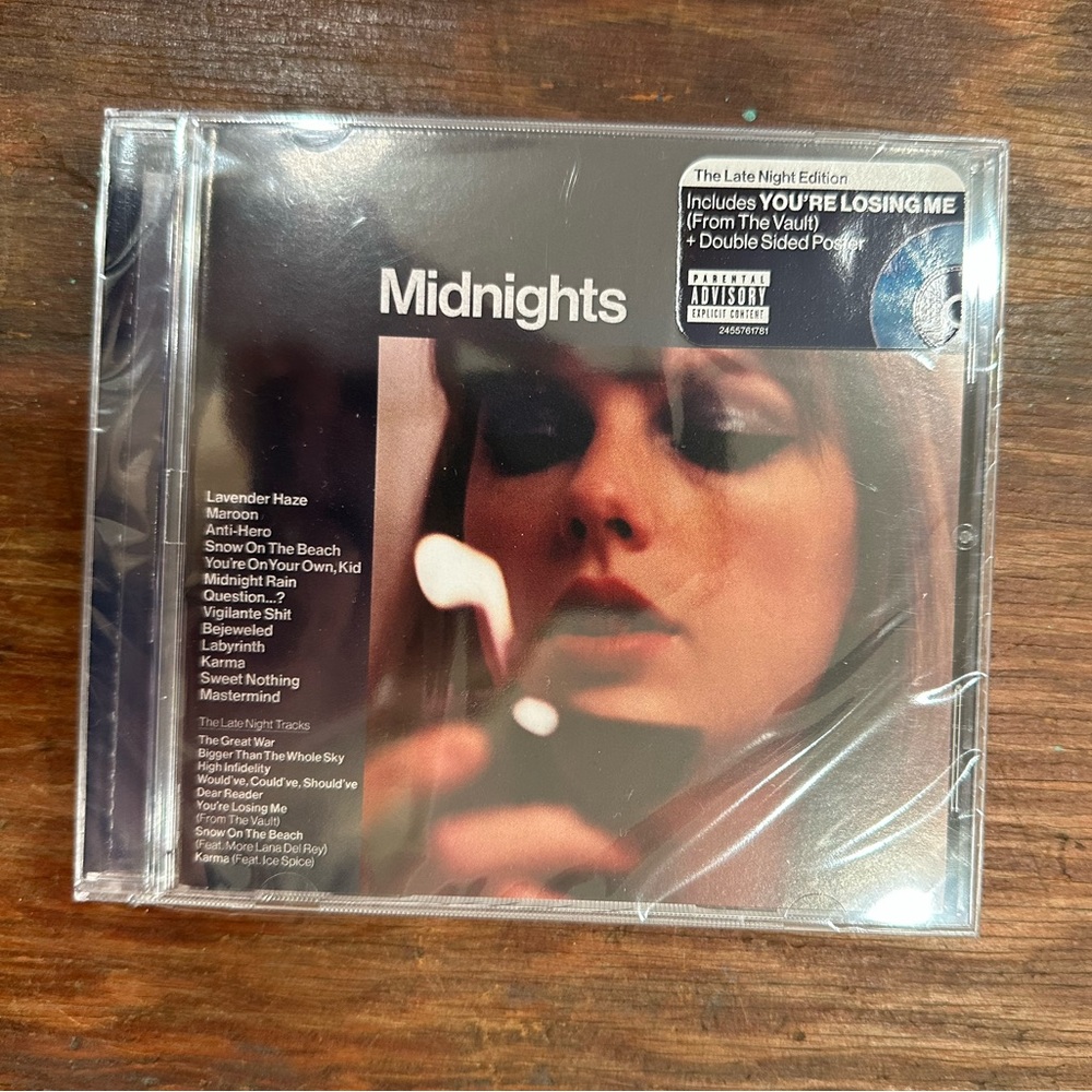 Taylor Swift Midnights CD (Late Night Edition) Limited Edition